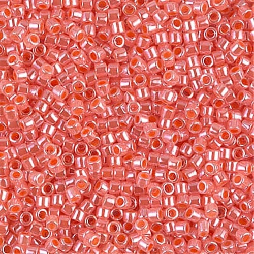 Salmon Ceylon 10/0 Delica || DBM-0235 || Delica Seed Beads - Mack & Rex