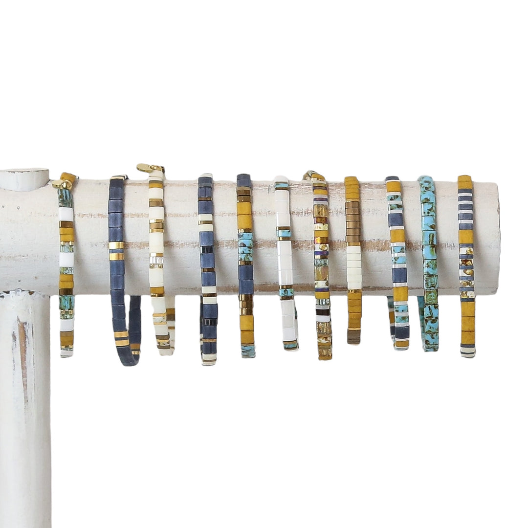 SIERRA GOLD - Tila Bead Bracelets