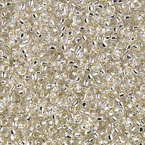 Silverlined Crystal 15/0 seed beads || RR15-0001 - Mack & Rex