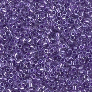Sparkling Purple Lined Crystal 10/0 Delica || DBM-0906 || Delica Seed Beads - Mack & Rex