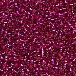 Transparent Dyed Silverlined Raspberry 11/0 Miyuki rocaille || RR11-1436 - Mack & Rex