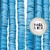 Steel Blue | | 6mm Heishi Beads for Bracelets Necklace making | Polymer Clay Beads for Jewelry Making Supplies | Jewelry Making | Clay beads