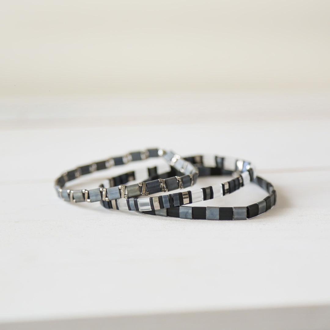 STONE COLD - Men's Bracelet Stack of 3