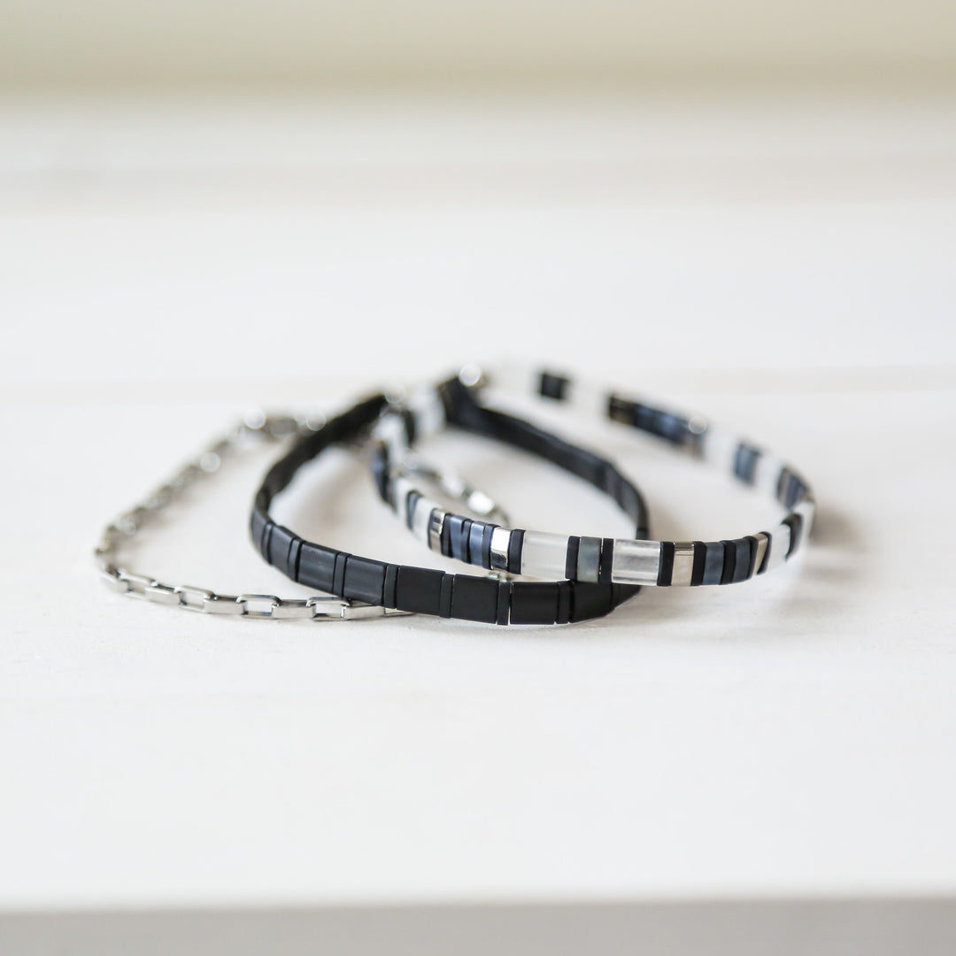 FUGITIVE - Men's Bracelet Stack of 3