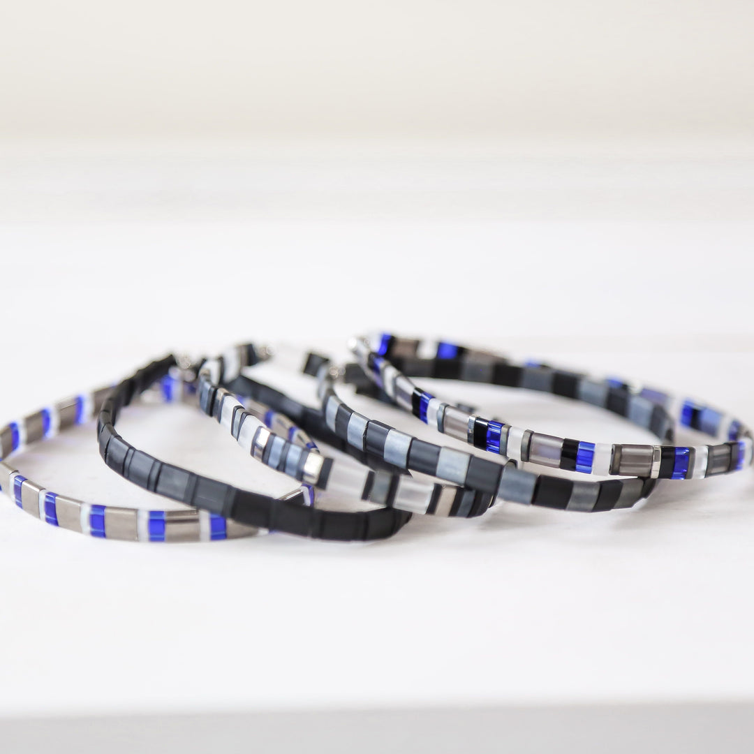 GUNSMOKE - Men's Bracelet Stack of 5