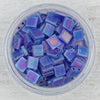 0151FR Tila Beads - Cobalt Matte Rainbow - Mack & Rex