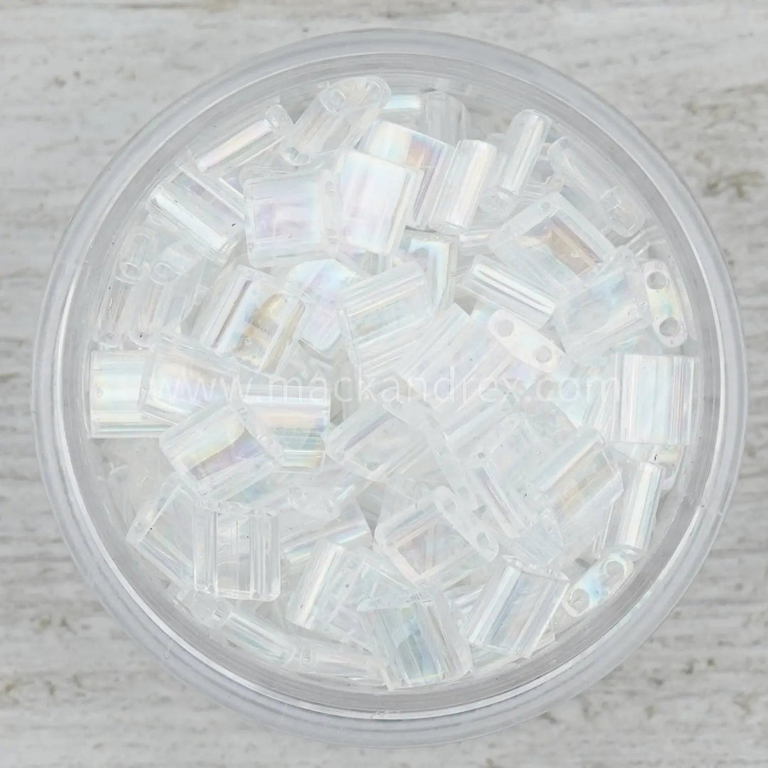 0250 Crystal Rainbow - Quarter Tila Beads