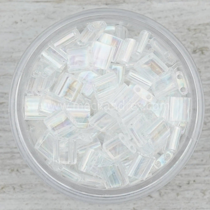 0250 Crystal Rainbow - Quarter Tila Beads