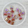 0257 Tila Beads - Amber Rainbow - Mack & Rex