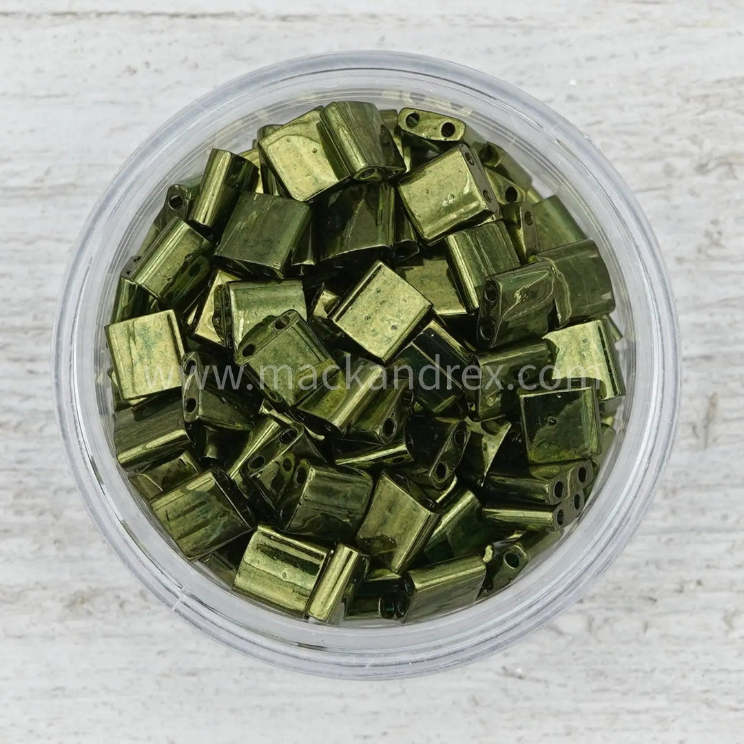 0306 Tila Beads - Moss Luster - Mack & Rex