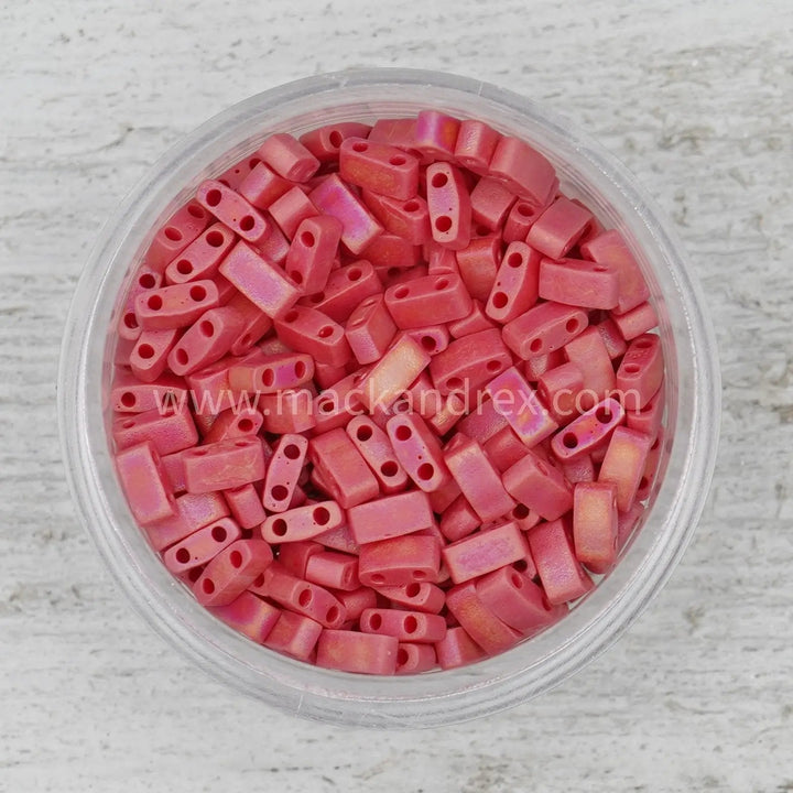 0408FR - Matte Red Miyuki Tila Beads - TL0408FR - Mack & Rex