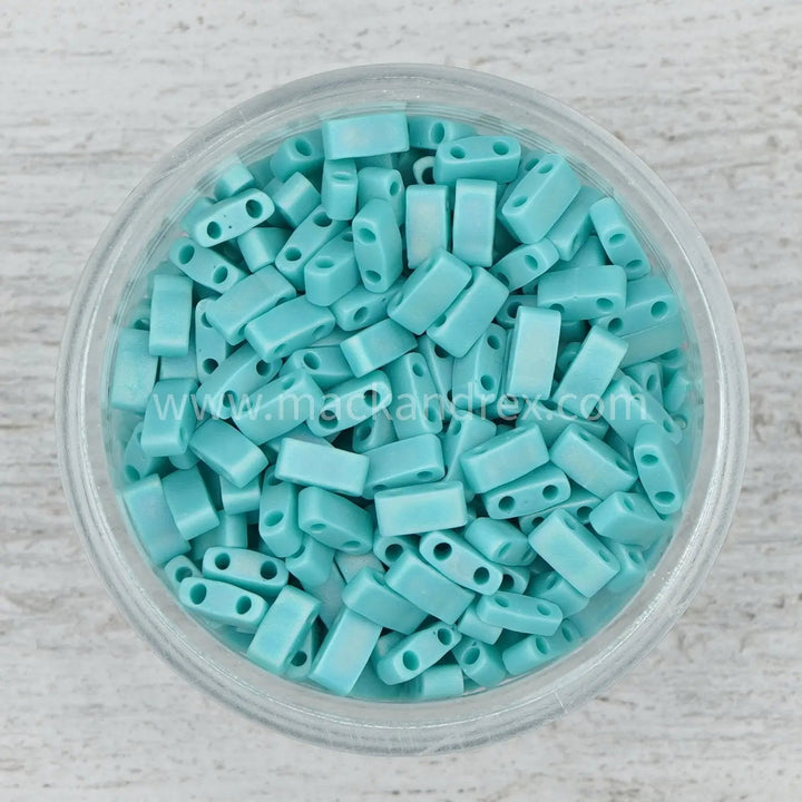 0412FR Tila Beads - Matte Aqua