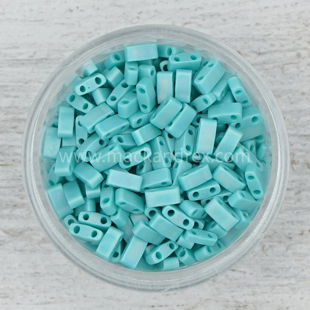 0412FR Tila Beads - Matte Aqua - Mack & Rex