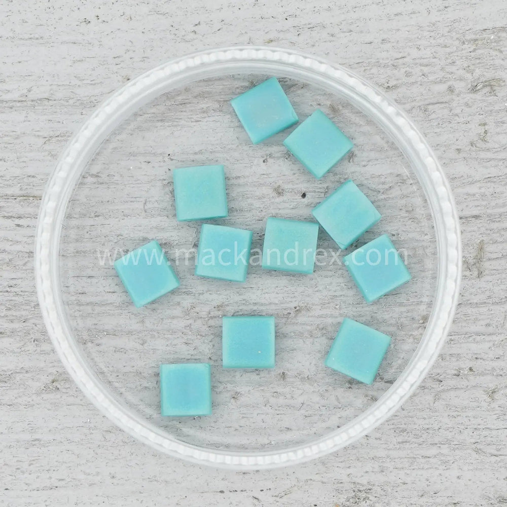 0412FR Tila Beads - Matte Aqua - Mack & Rex