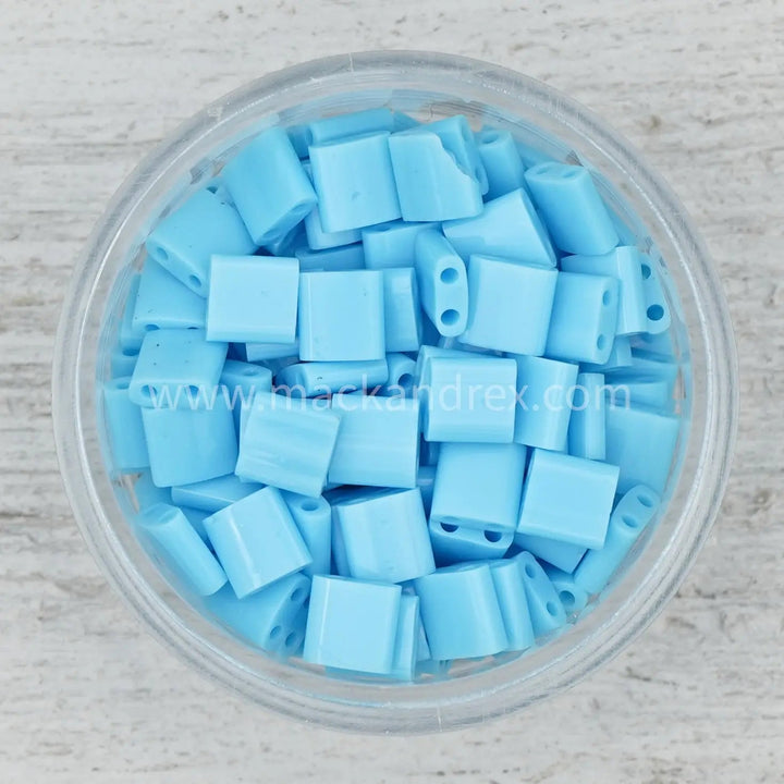 0413 Turquoise - Quarter Tila Beads