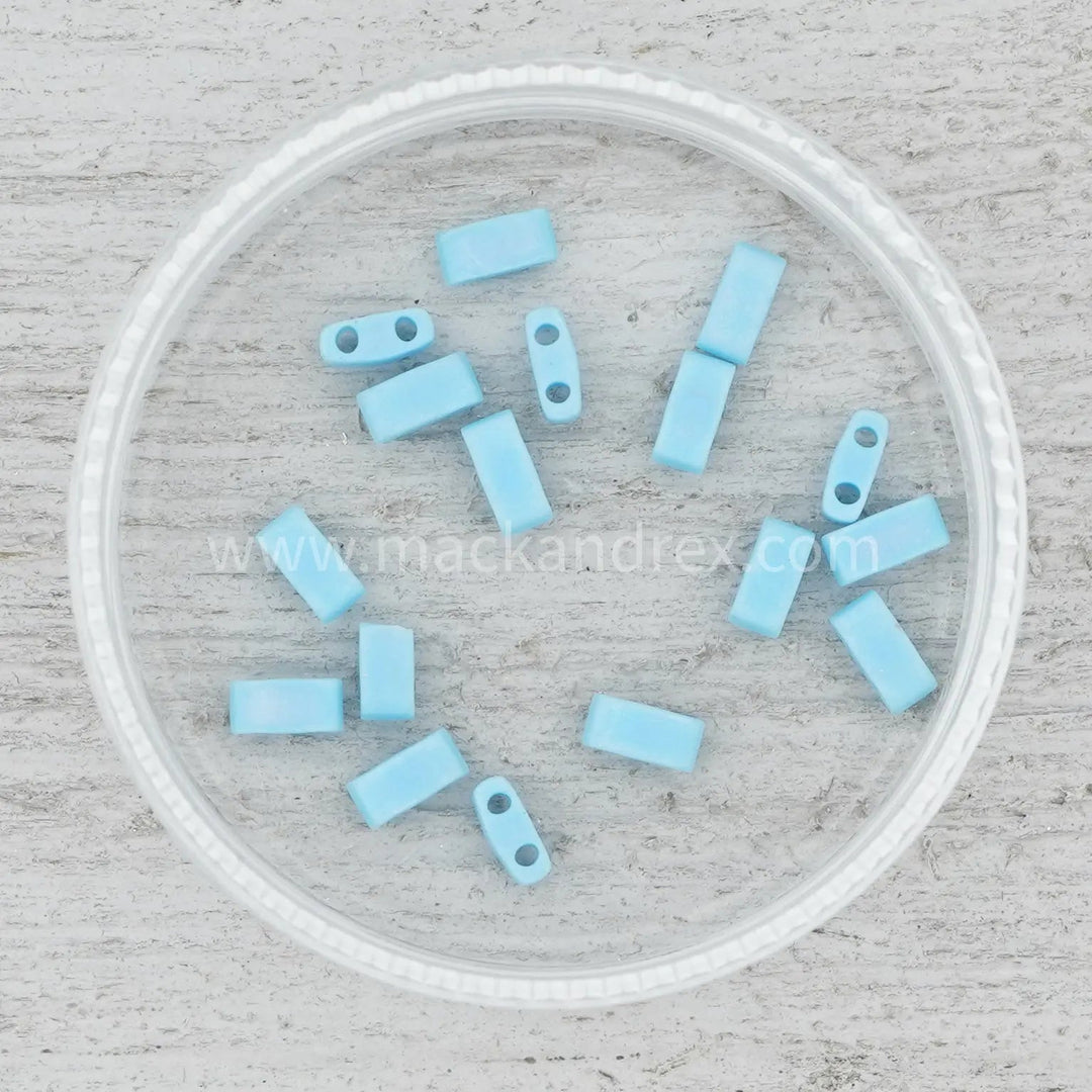 0413FR Tila Beads - Matte Turquoise - Mack & Rex