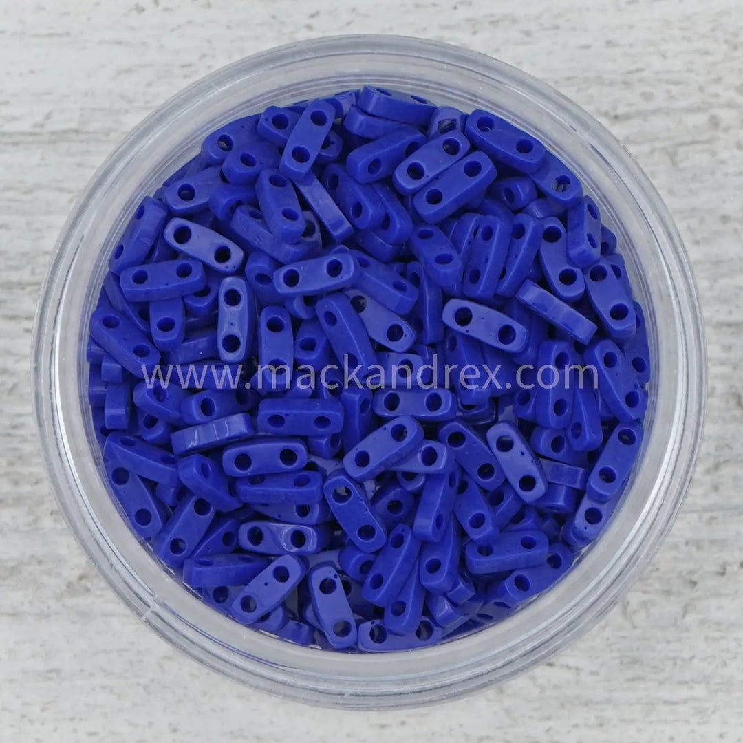 0414 Quarter Tila Beads - Cobalt Solid - Mack & Rex