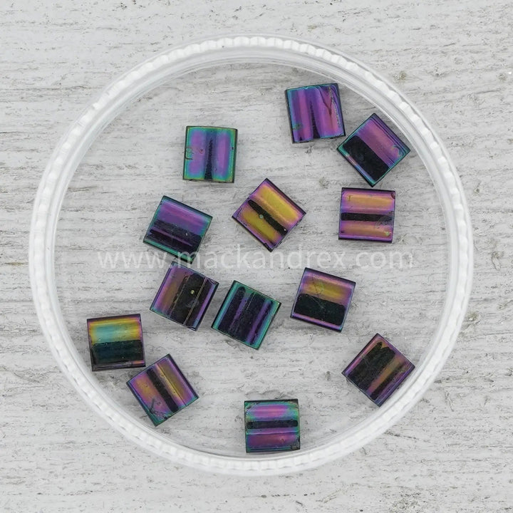 0454 Tila Beads - Violet Metallic - Mack & Rex