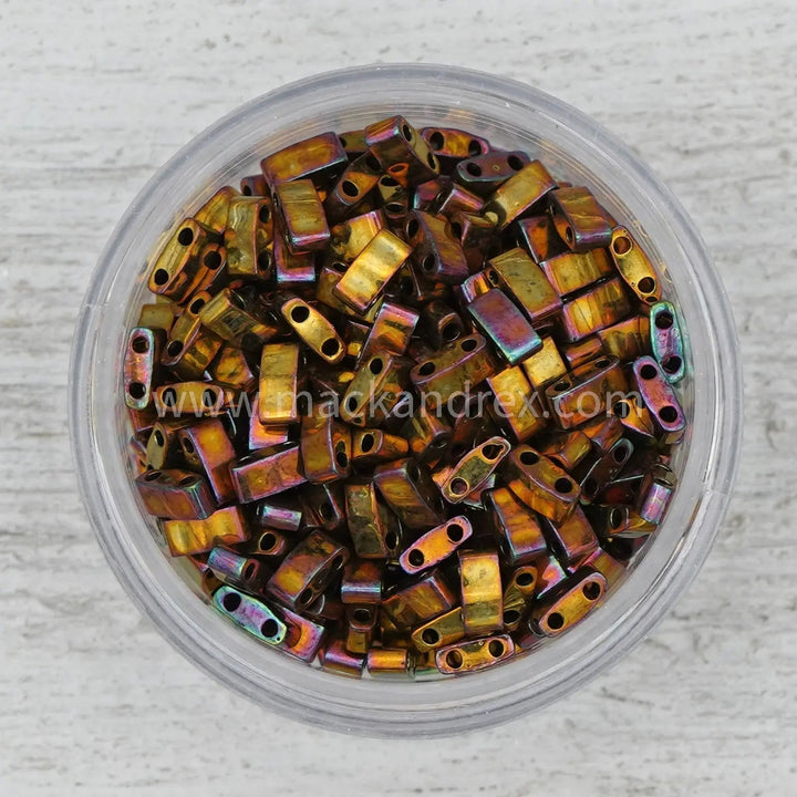 0462 Tila Beads - Golden Metallic - Mack & Rex