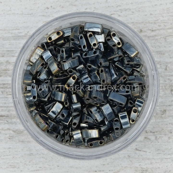 0464 Tila Beads - Gunmetal Metallic - Mack & Rex