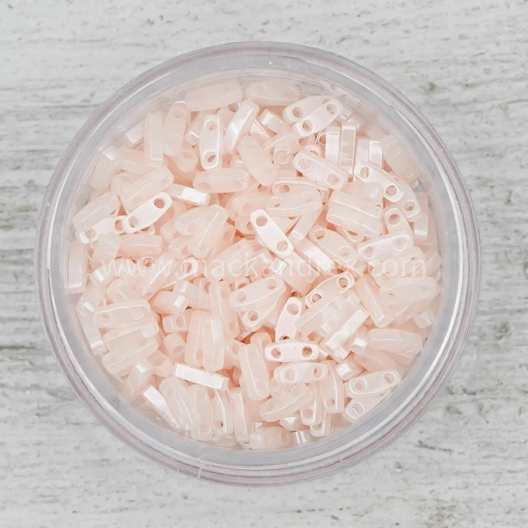 0519 Half Tila Beads - Blush Ceylon - DISCONTINUED COLOR