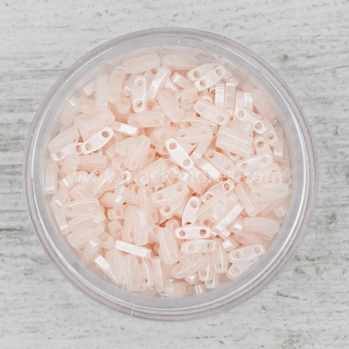 0519 Half Tila Beads - Blush Ceylon - DISCONTINUED COLOR