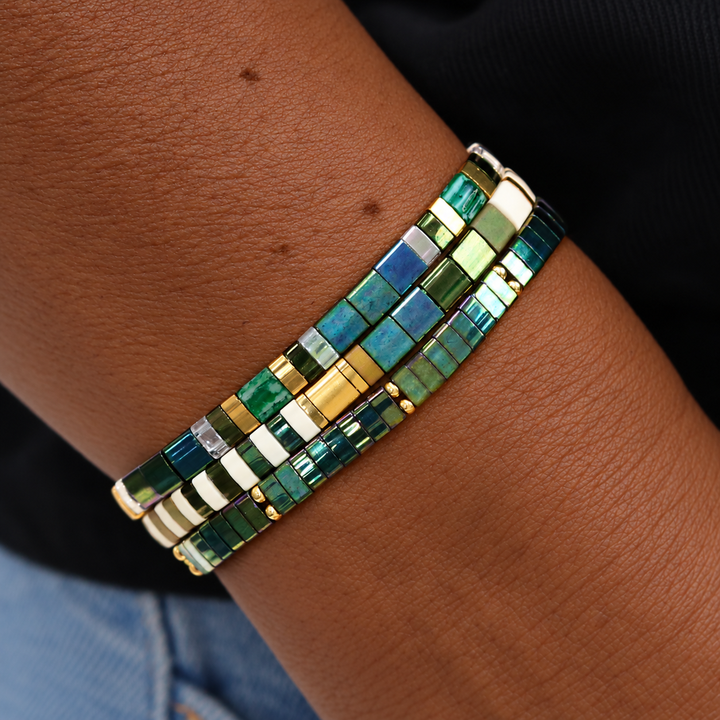 ENCHANTED GROVE - Tila Bracelet Stack of 3