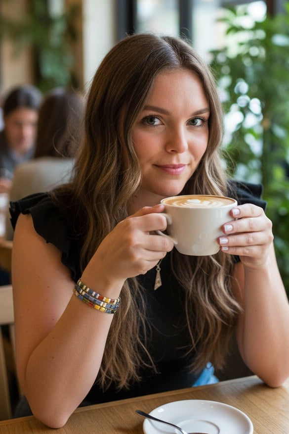 SWEATER WEATHER - Tila Bead Bracelets Stack
