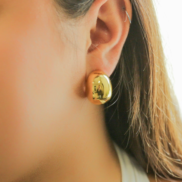 LOTTERY - 18K Gold Statement Earrings