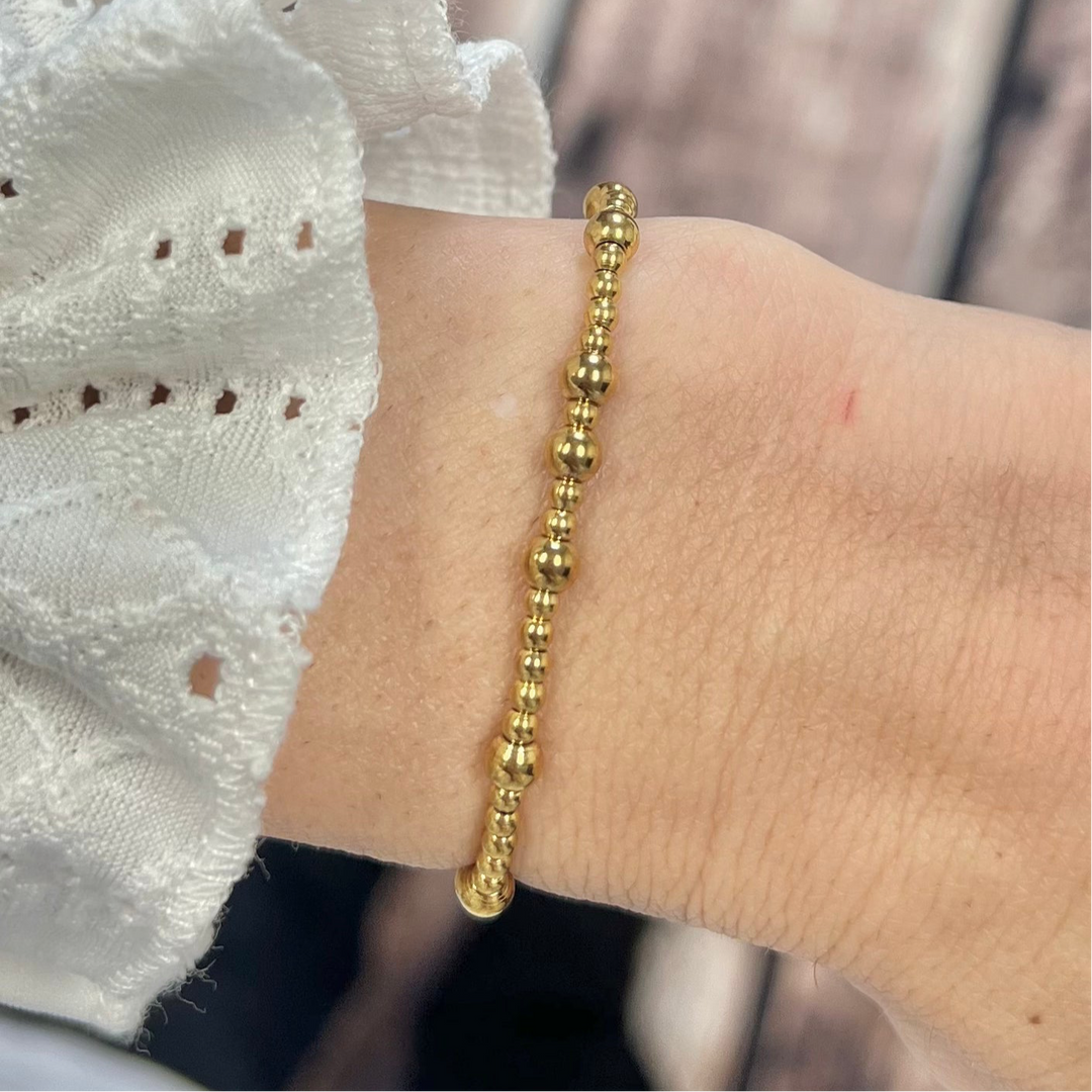 NEOLA- 18k Gold Plated Accent Bracelet