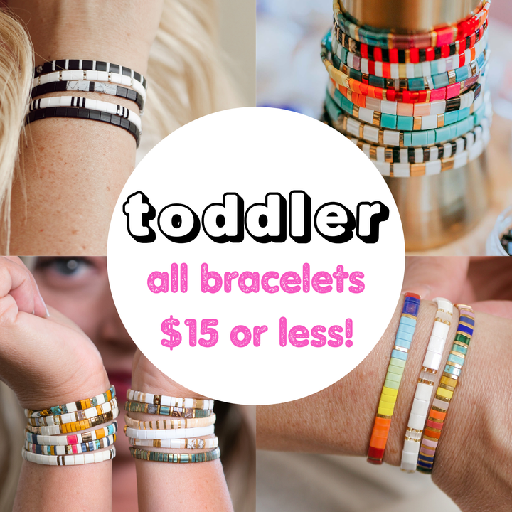 TODDLER Bracelets - 4.25 Inches - 3 STYLES
