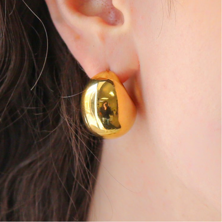 HALL OF FAME - 18K Gold Statement Earrings