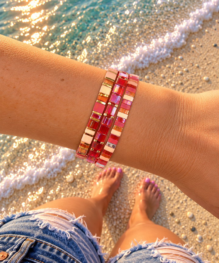 HEART ATTACK - Tila Bracelet Stack of 3