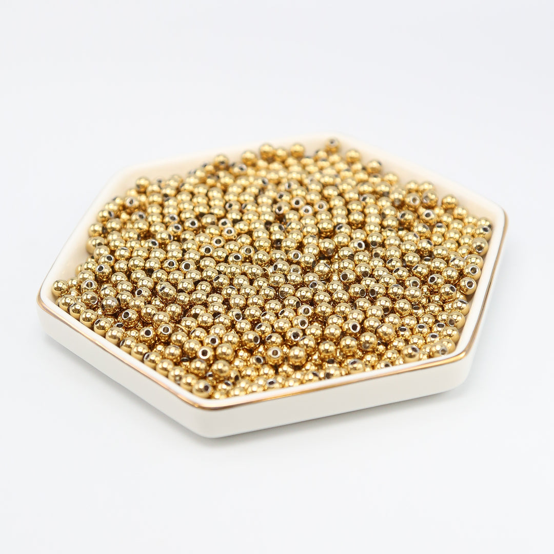 5mm Gold Knot Covers - Pack of 100pcs