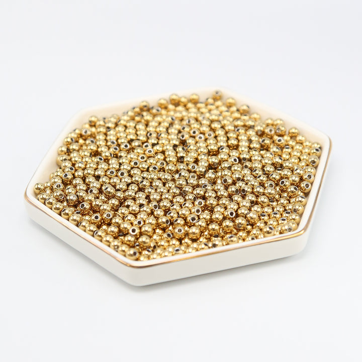 5mm Gold Knot Covers - Pack of 100pcs
