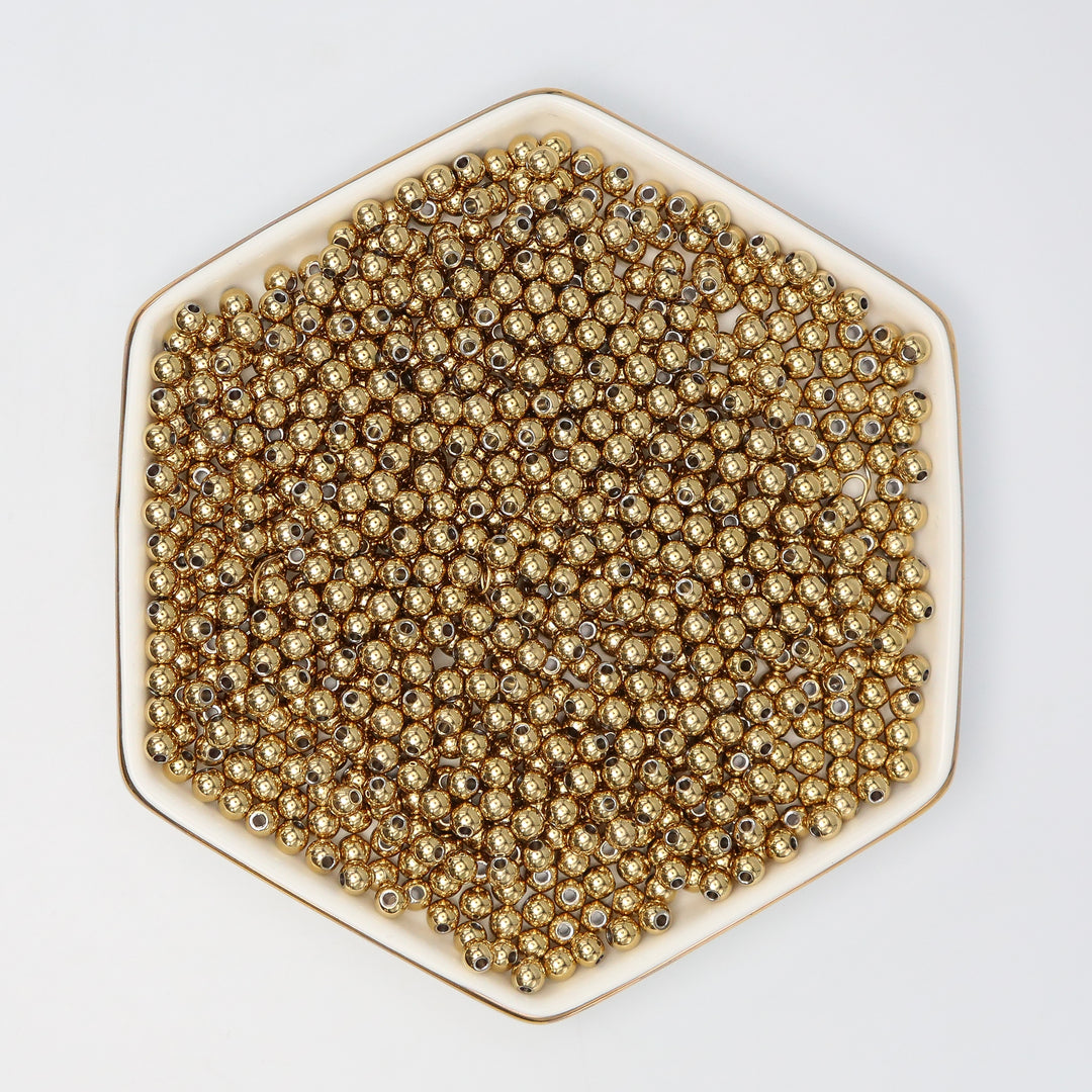 5mm Gold Knot Covers - Pack of 100pcs