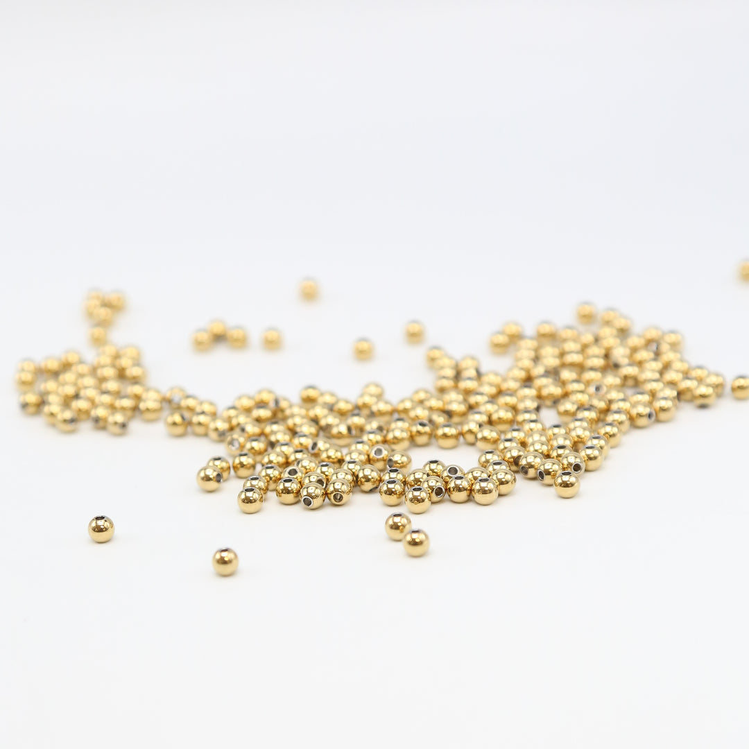 5mm Gold Knot Covers - Pack of 100pcs
