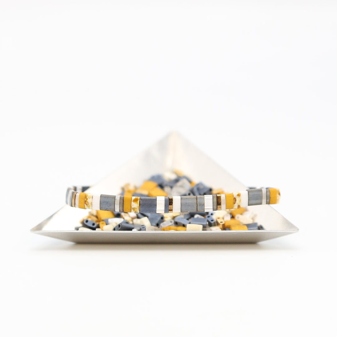 UTAH MOM - Blue and Gold Bead Mix