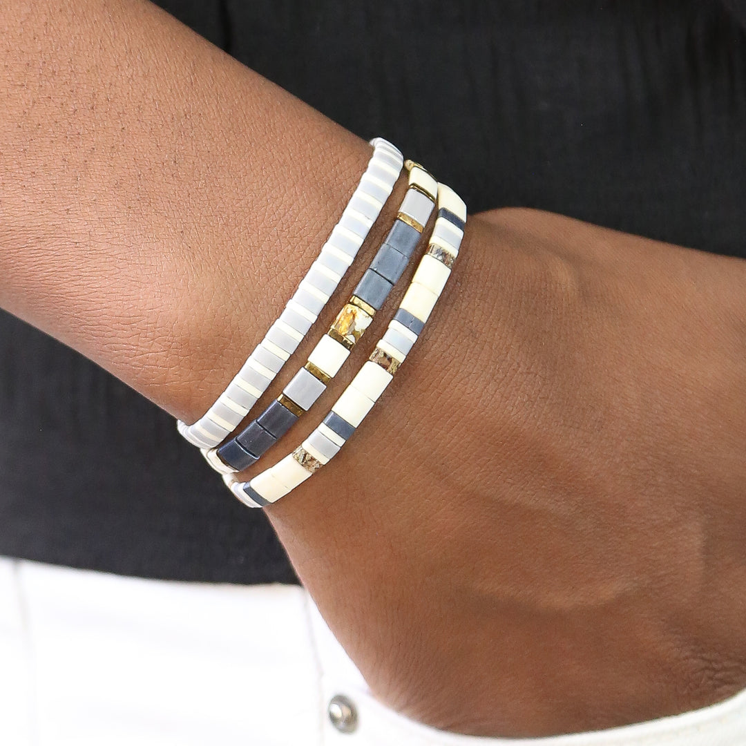 SMOKE SHOW - Tila Bracelet Stack of 3