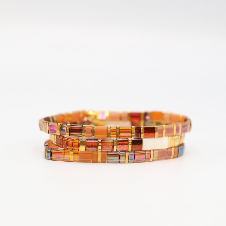 AMBER ROMANCE - Tila Bracelet Making Kit - 3 Bracelets