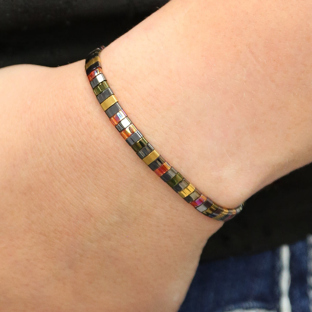 MIDNIGHT HORIZON - Tila Bracelet Stack of 3