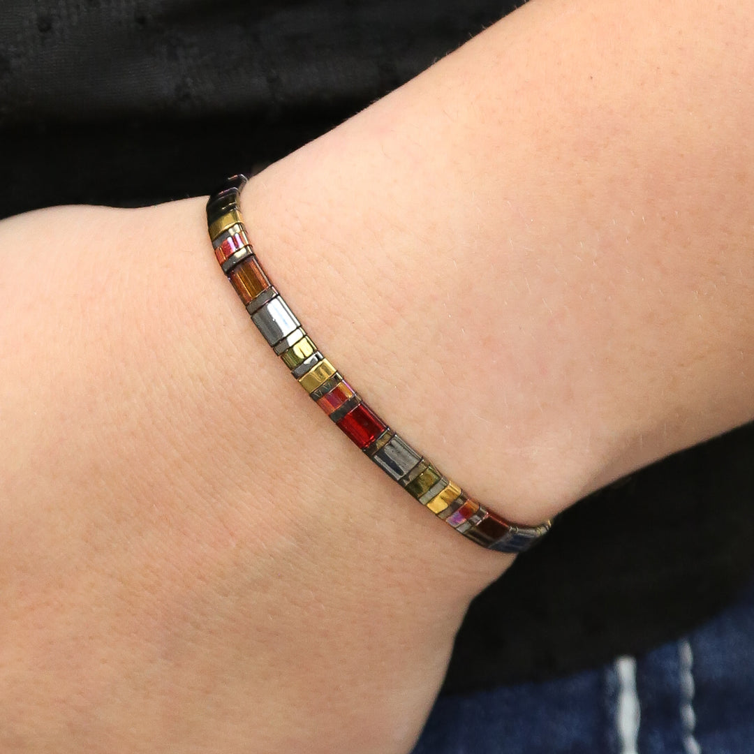 MIDNIGHT HORIZON - Tila Bracelet Stack of 3