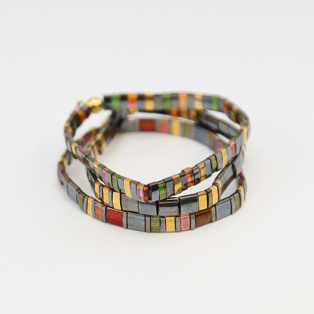 MIDNIGHT HORIZON - Tila Bracelet Stack of 3