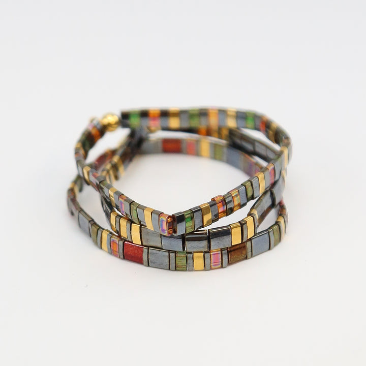 MIDNIGHT HORIZON - Tila Bracelet Stack of 3