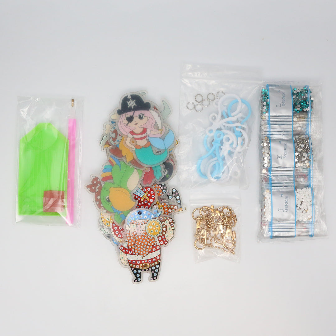 PIRATE - DIAMOND ART KEYCHAIN