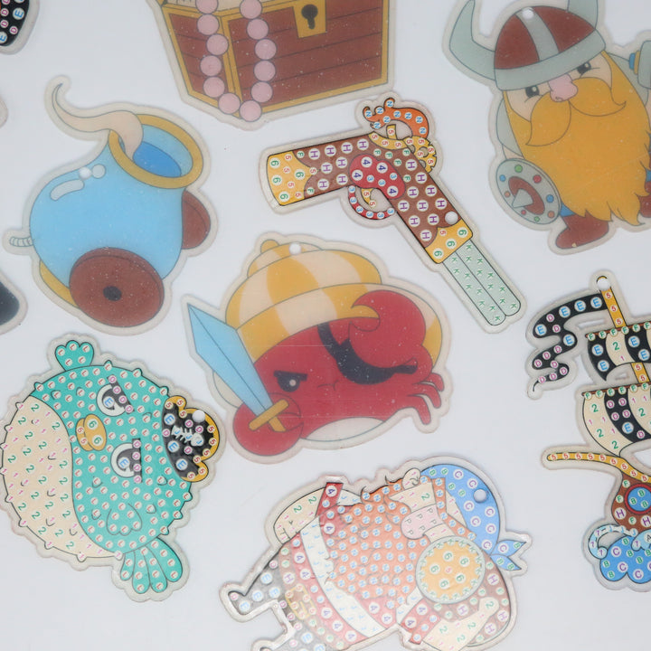 PIRATE - DIAMOND ART KEYCHAIN