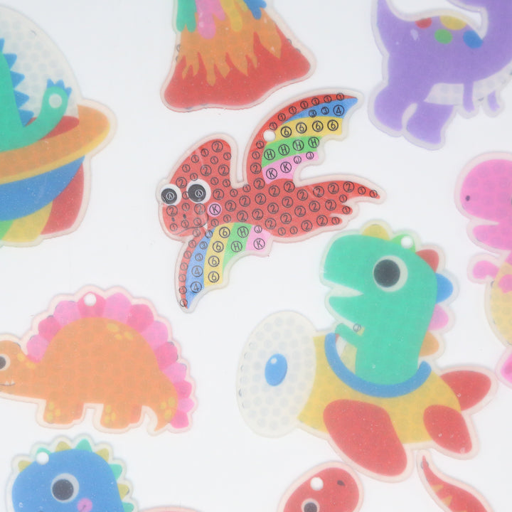 DINOSAUR - DIAMOND ART KEYCHAIN