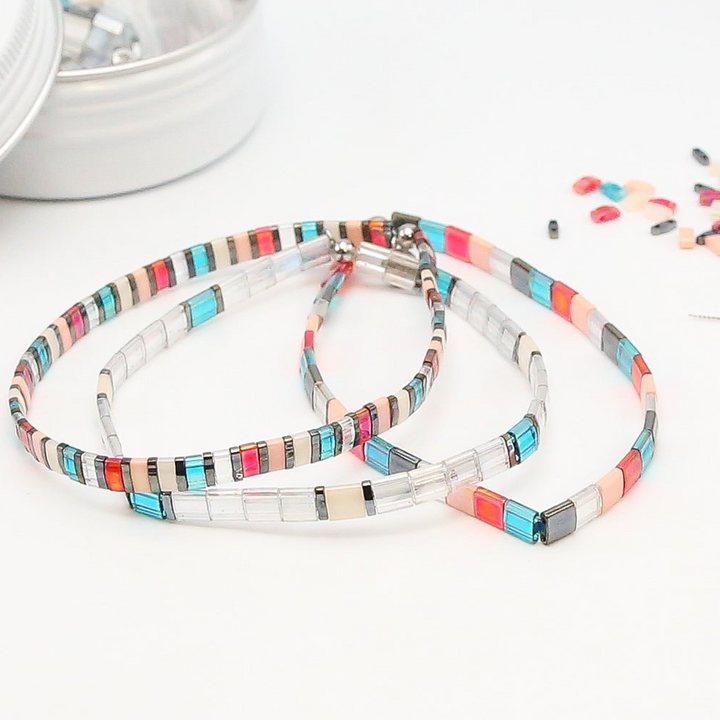 PARTY TOWN - Tila Bracelet Making Kit - 3 Bracelets