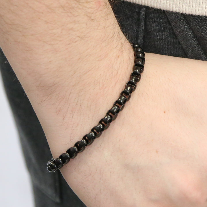 THOR BLACK - Heavy Duty Mens Accent Bracelet