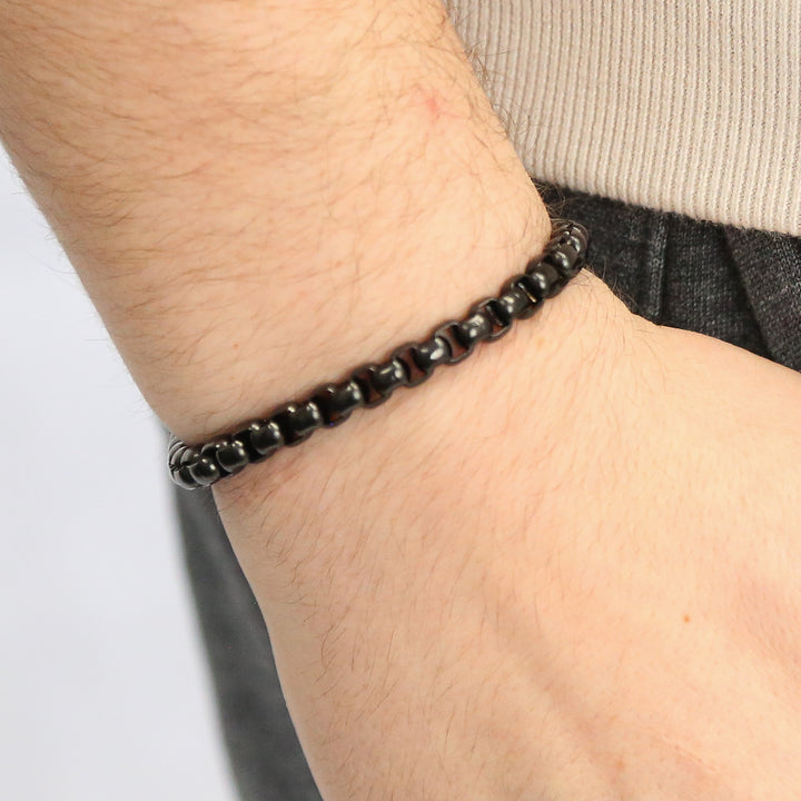 THOR BLACK - Heavy Duty Mens Accent Bracelet